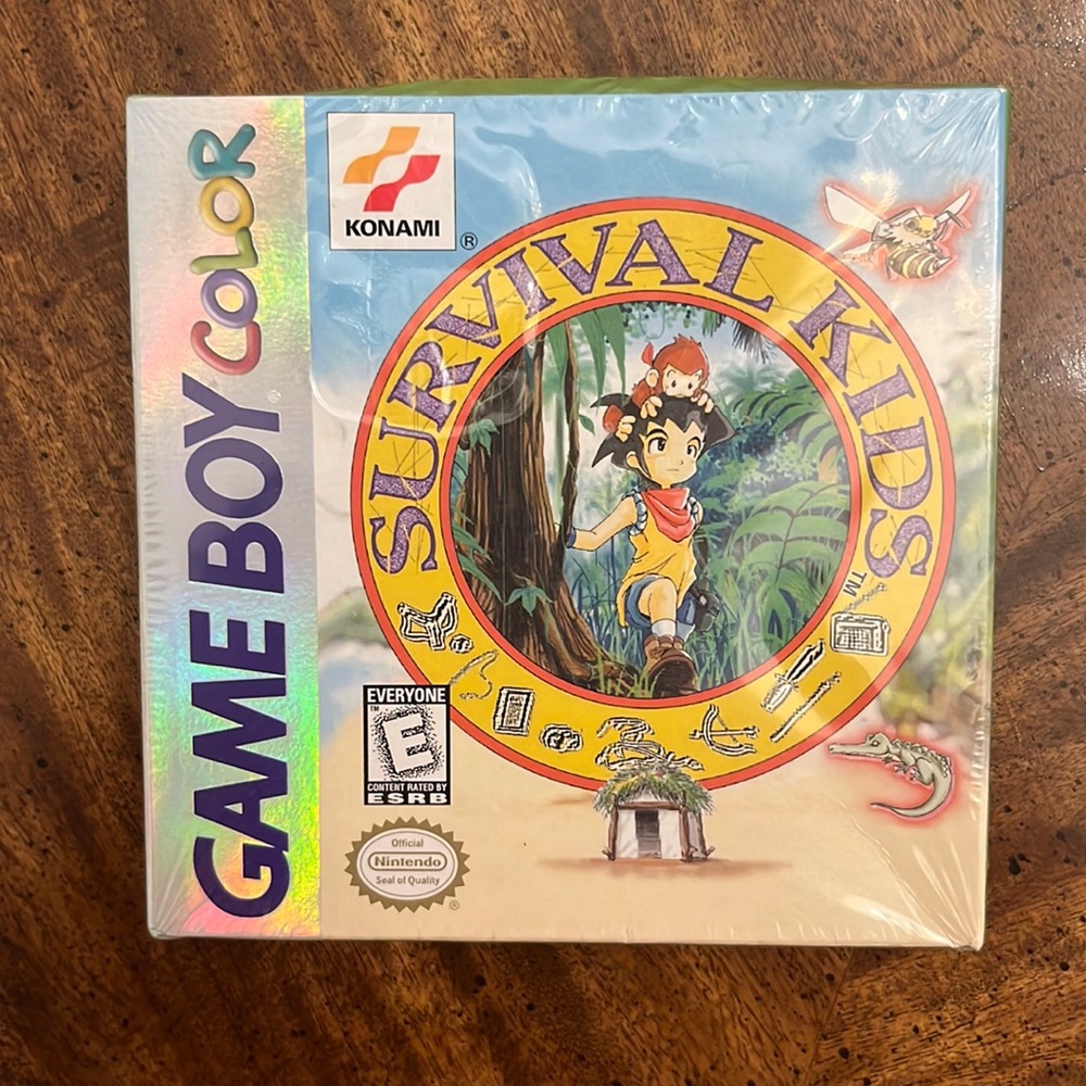 RARE Survival Kids Gameboy Color Game